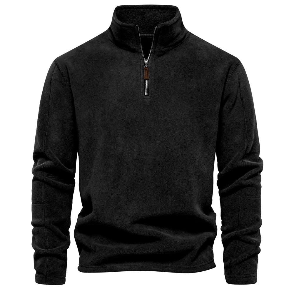 Avora Lyon | Sweat-shirt homme à col montant et demi-zip