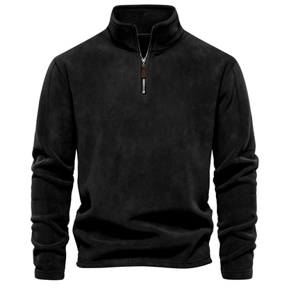 Avora Lyon | Sweat-shirt homme à col montant et demi-zip
