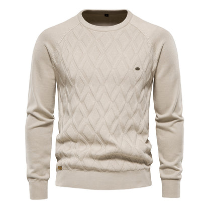 Avora Lyon | Pull homme à motif losanges