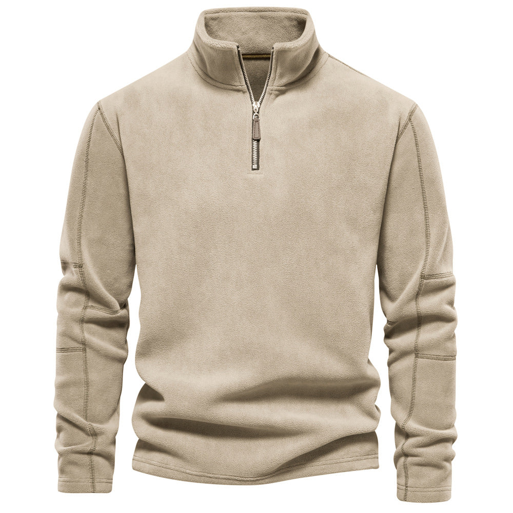 Avora Lyon | Sweat-shirt homme à col montant et demi-zip