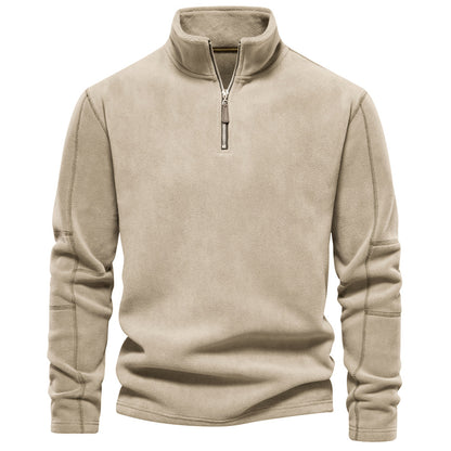 Avora Lyon | Sweat-shirt homme à col montant et demi-zip