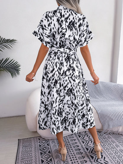 Avora Lyon | Robe décontractée à imprimé léopard