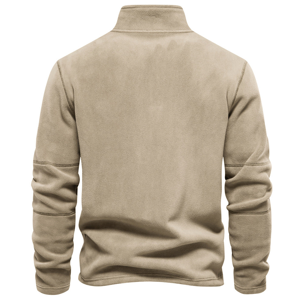 Avora Lyon | Sweat-shirt homme à col montant et demi-zip