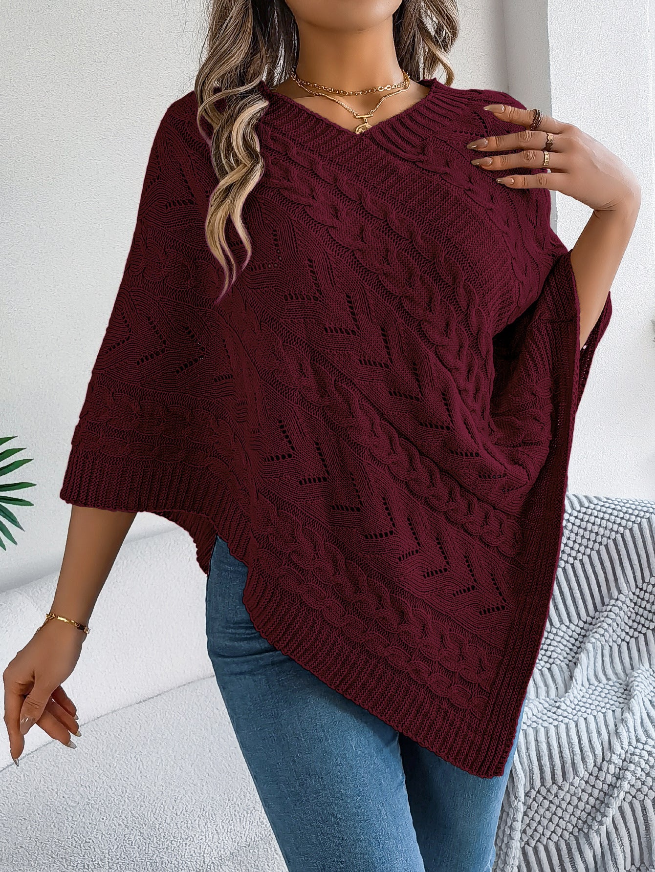 Avora Lyon | Manteau en tricot torsadé