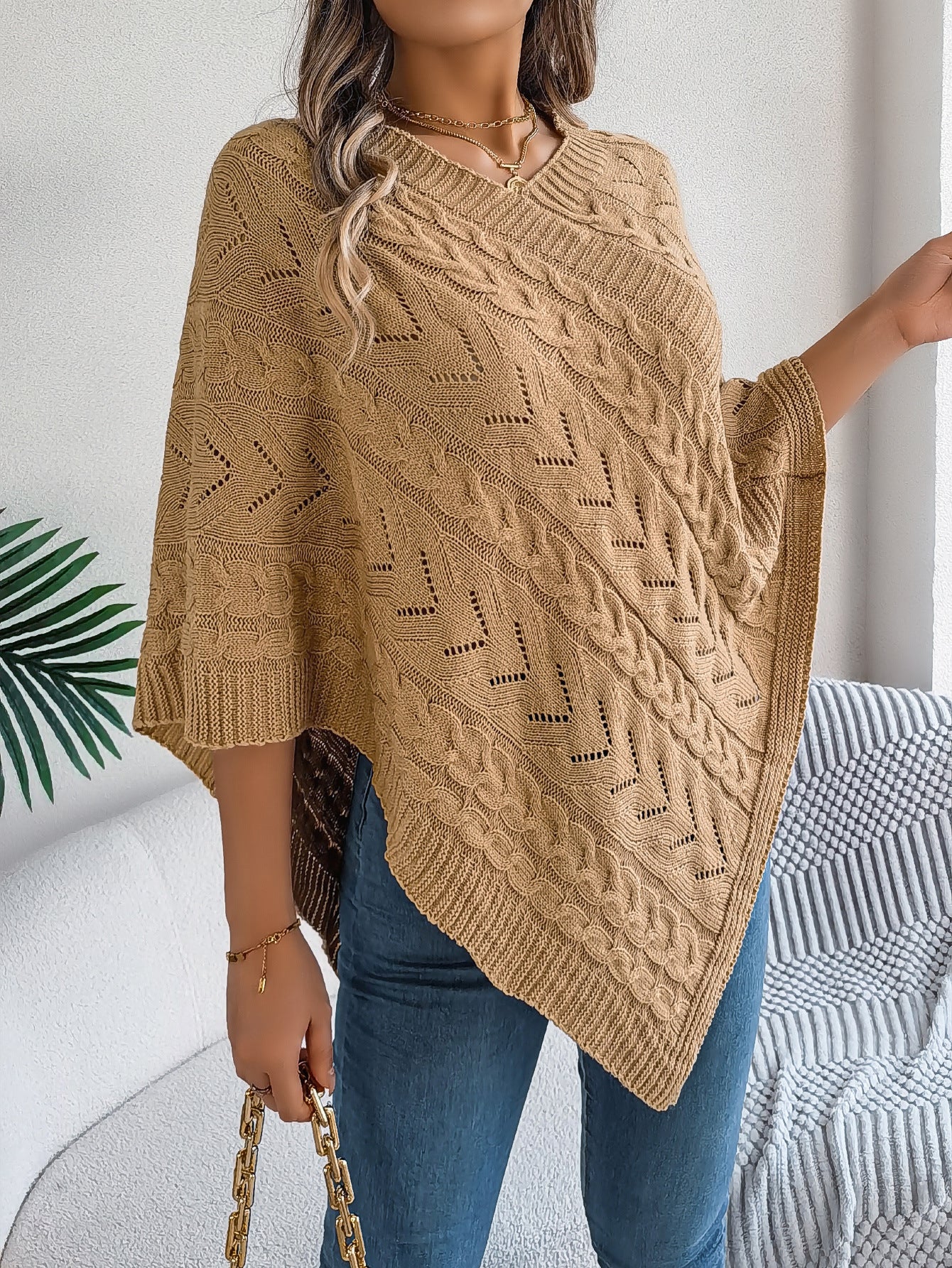 Avora Lyon | Manteau en tricot torsadé
