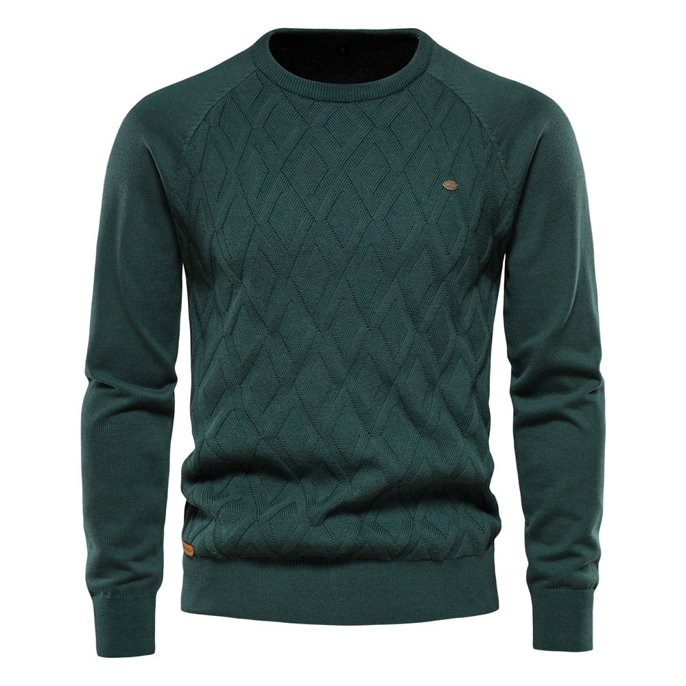 Avora Lyon | Pull homme à motif losanges
