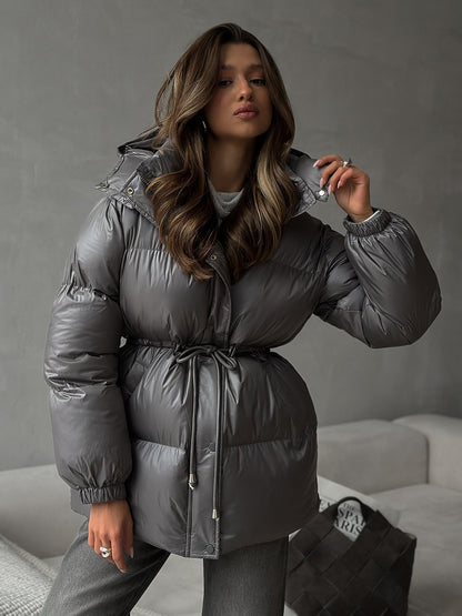 Avora Lyon | Doudoune élégante pour femme avec ceinture