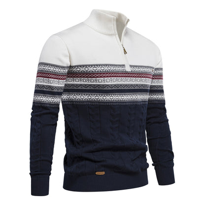 Avora Lyon | Pull Nordic Heritage à Demi-Zip