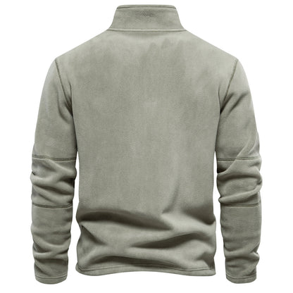 Avora Lyon | Sweat-shirt homme à col montant et demi-zip