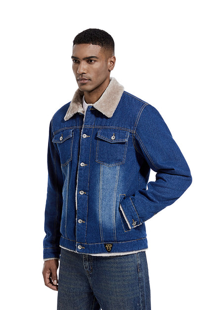 Avora Lyon | Veste en jean doublée en polaire