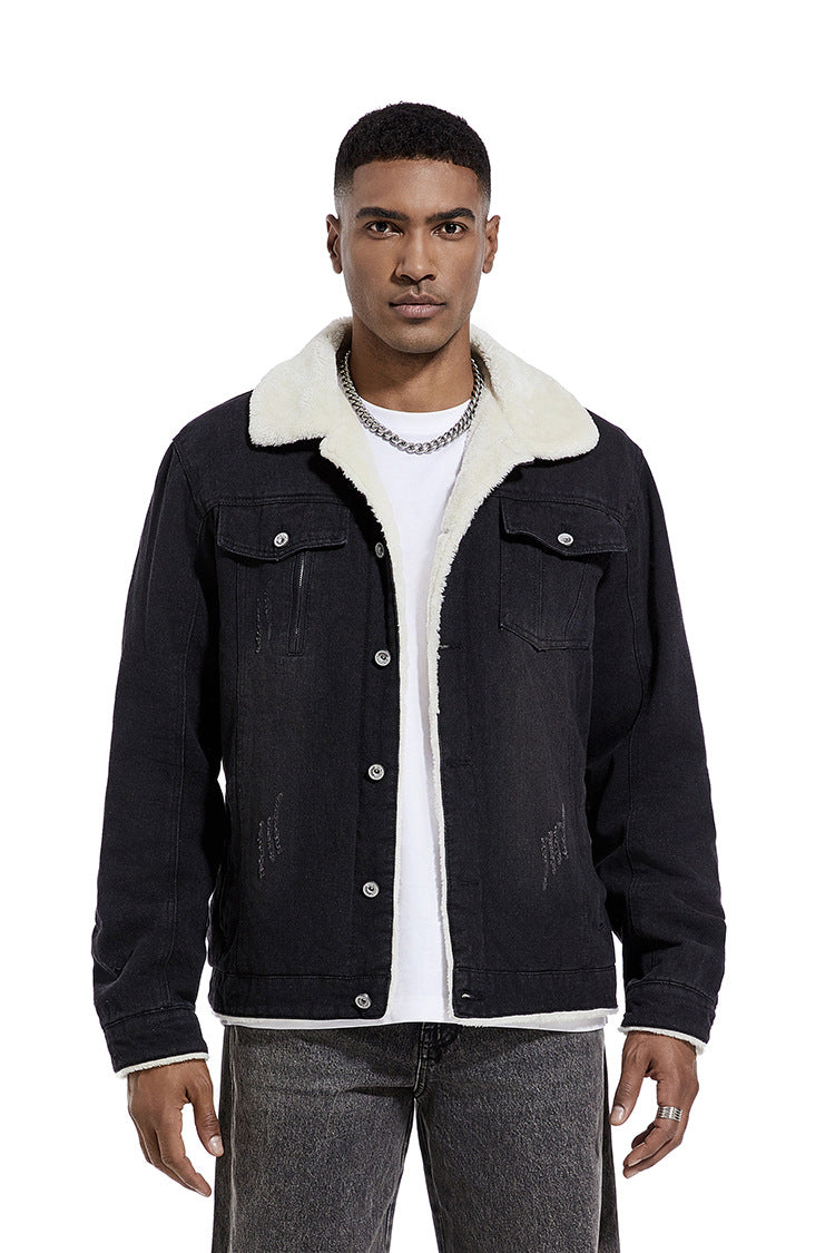 Avora Lyon | Veste en jean doublée en polaire pour homme