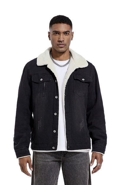Avora Lyon | Veste en jean doublée en polaire pour homme