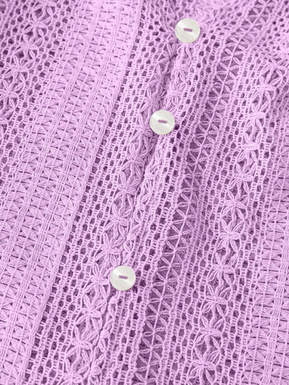 Avora Lyon | Chemisier en dentelle à col en V