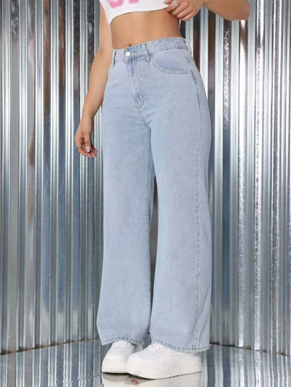 Avora Lyon | Jean ample avec broderie nœud