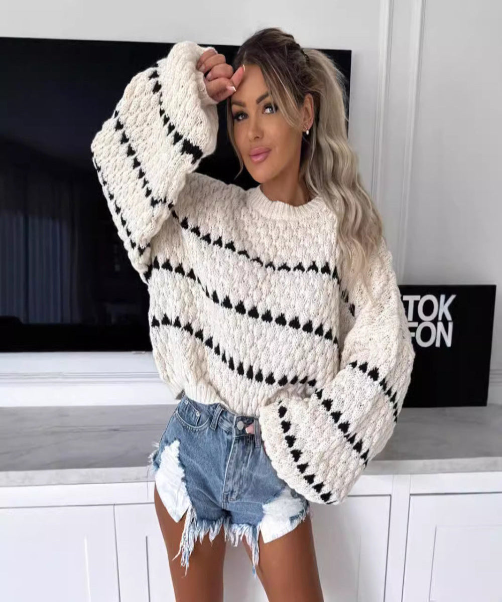 Avora Lyon | Pull à pois oversize élégant & confortable