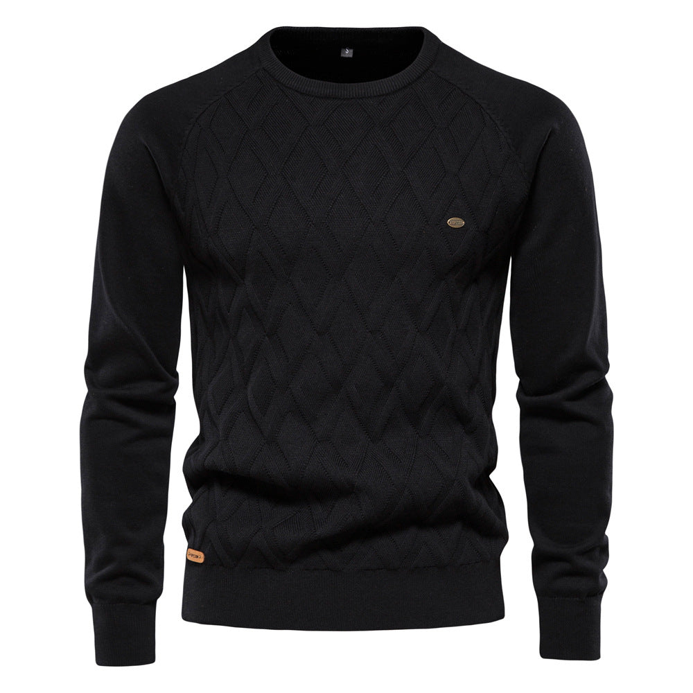 Avora Lyon | Pull homme à motif losanges
