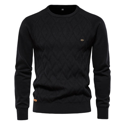 Avora Lyon | Pull homme à motif losanges
