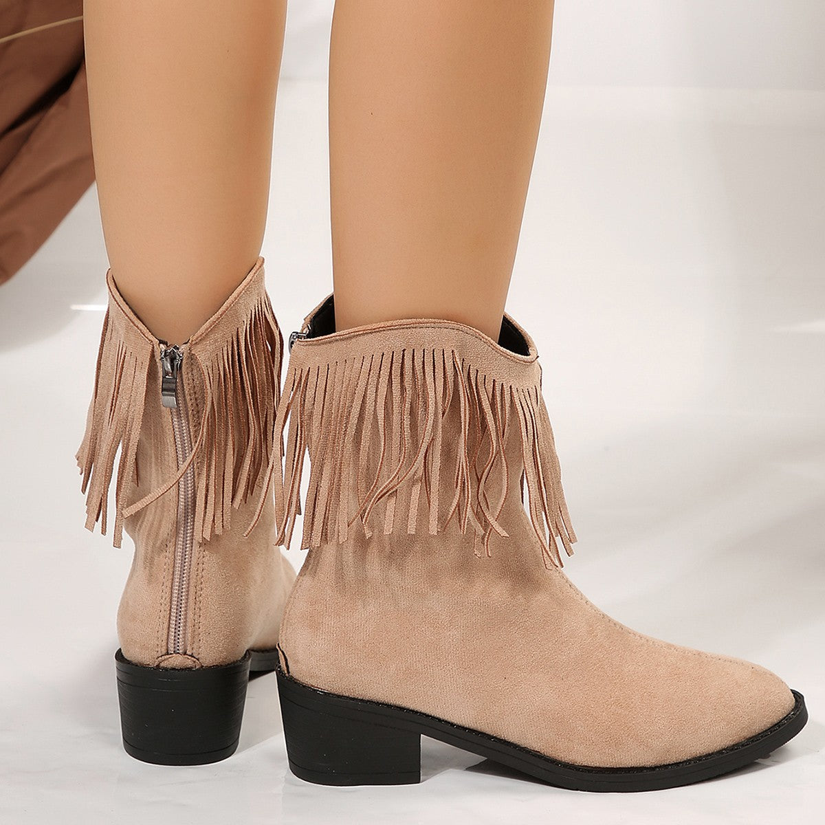 Avora Lyon | Bottines à franges