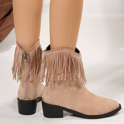 Avora Lyon | Bottines à franges