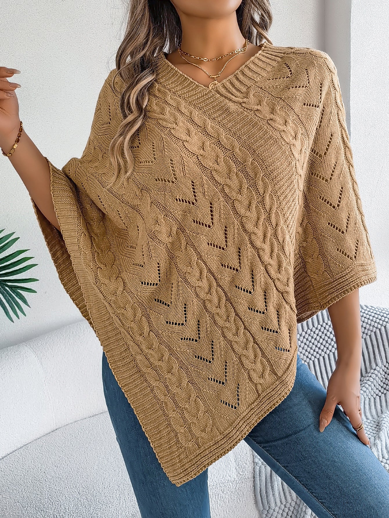 Avora Lyon | Manteau en tricot torsadé