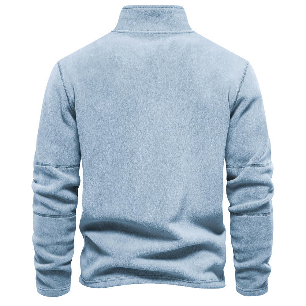 Avora Lyon | Sweat-shirt homme à col montant et demi-zip
