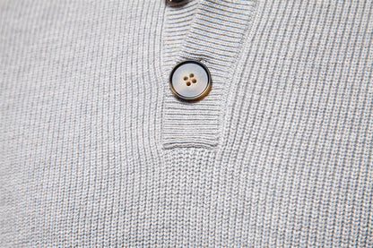 Avora Lyon | Avora Lyon | Pull homme décontracté et tendance à manches longues avec fermeture à bouton