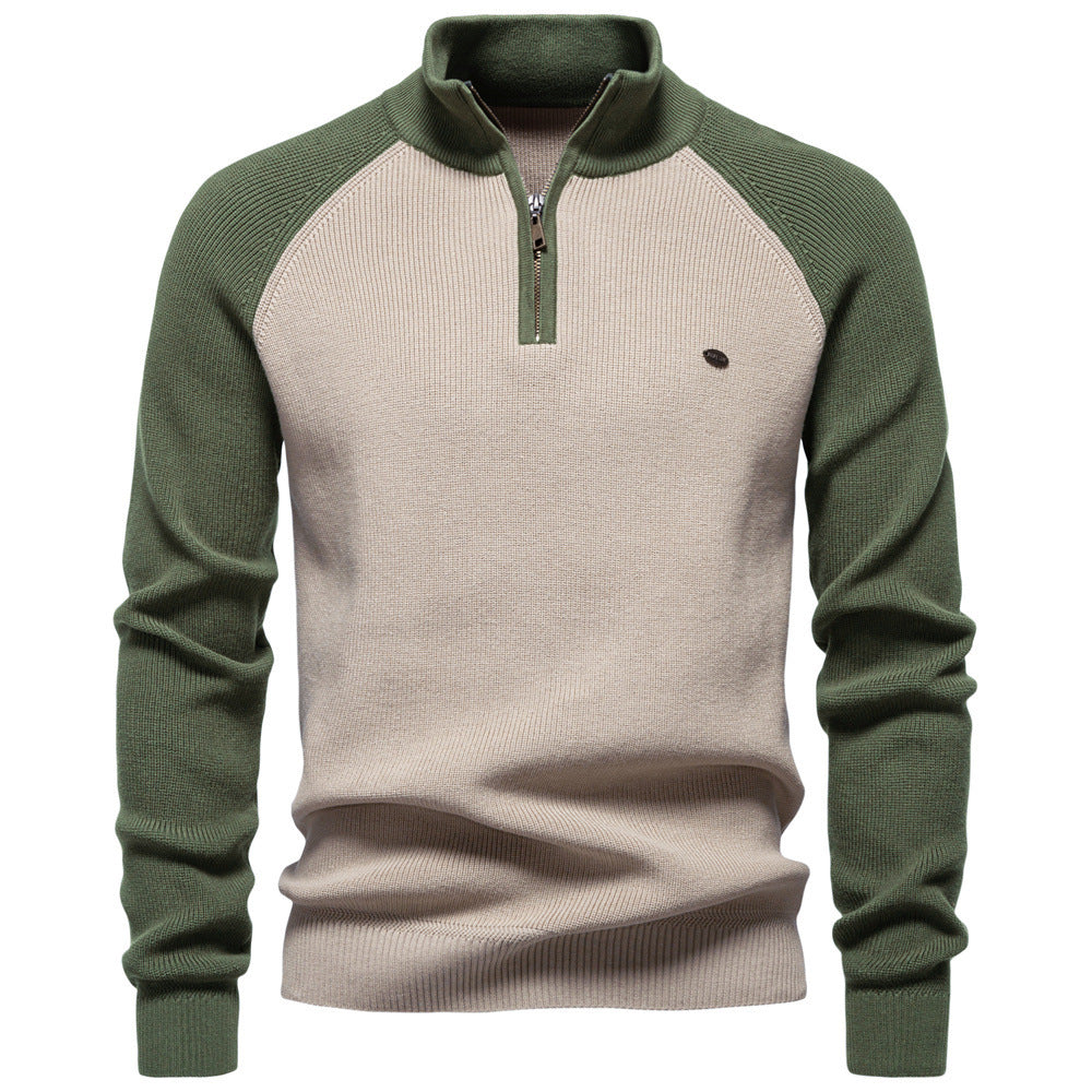 Avora Lyon | Pull homme décontracté et tendance à manches longues avec demi-zip
