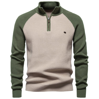 Avora Lyon | Pull homme décontracté et tendance à manches longues avec demi-zip