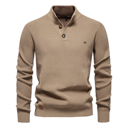 Avora Lyon | Avora Lyon | Pull homme décontracté et tendance à manches longues avec fermeture à bouton