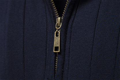 Avora Lyon | Pull homme à col montant et demi-zip