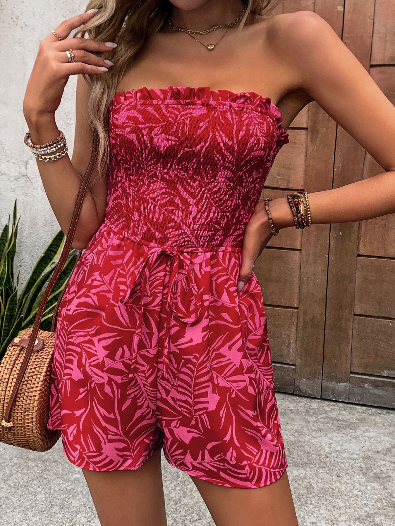 Avora Lyon | Combinaison bustier à épaules dénudées
