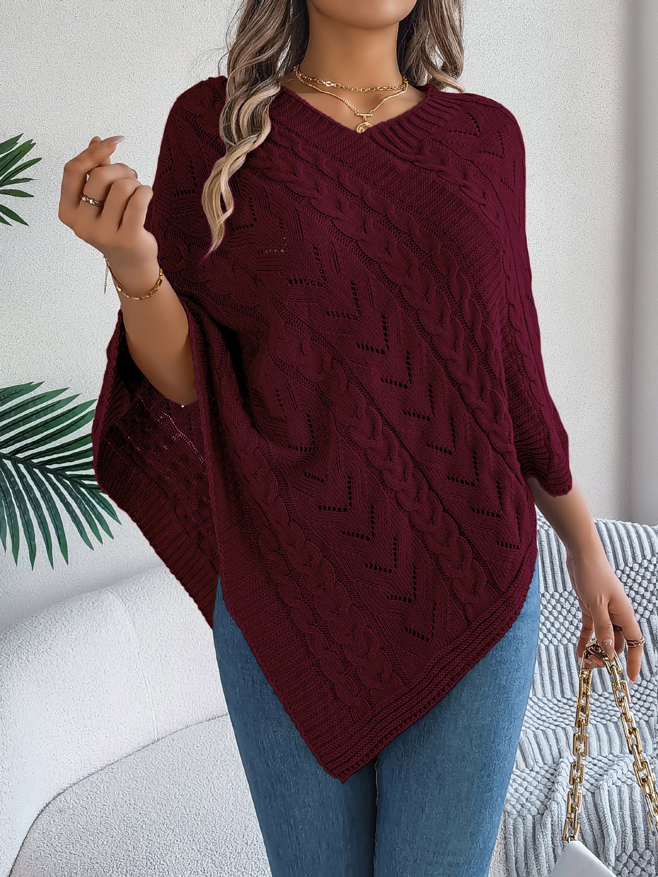 Avora Lyon | Manteau en tricot torsadé