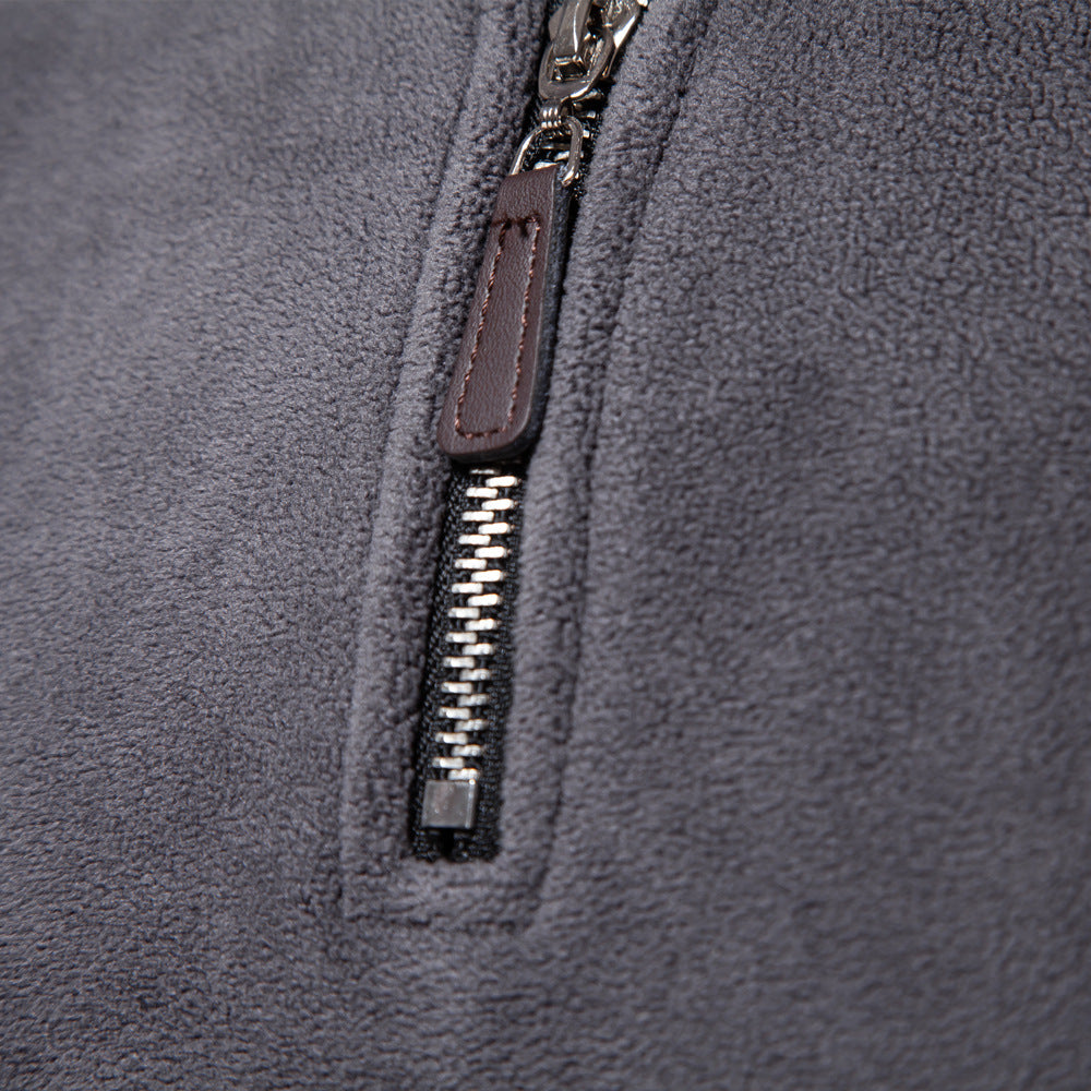 Avora Lyon | Sweat-shirt homme à col montant et demi-zip
