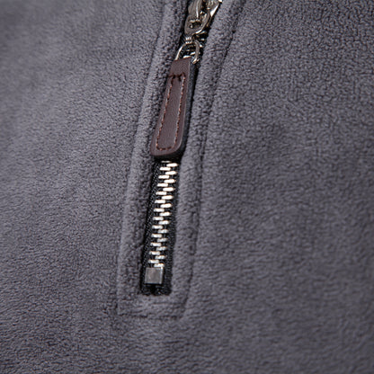 Avora Lyon | Sweat-shirt homme à col montant et demi-zip