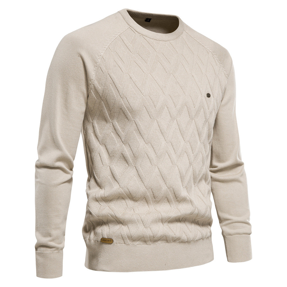 Avora Lyon | Pull homme à motif losanges