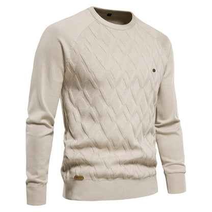 Avora Lyon | Pull homme à motif losanges