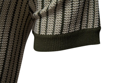 Avora Lyon | Polo rayé à fermeture boutonnée