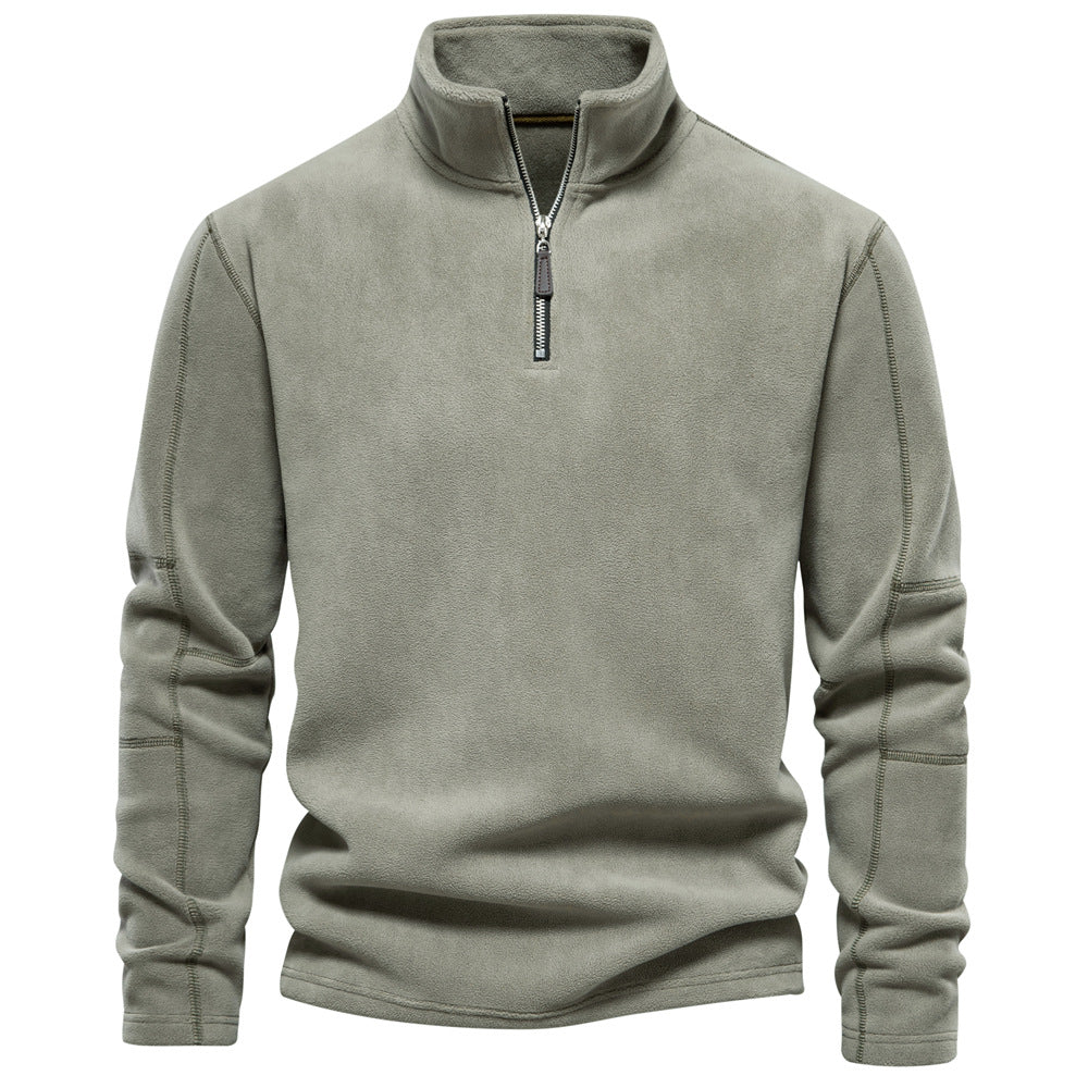 Avora Lyon | Sweat-shirt homme à col montant et demi-zip