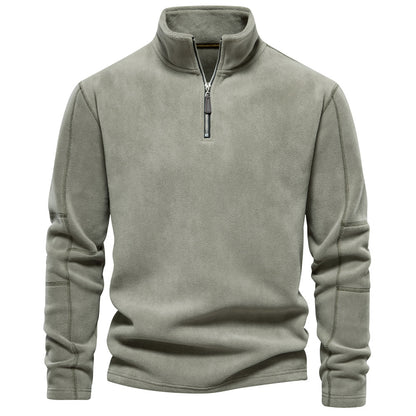 Avora Lyon | Sweat-shirt homme à col montant et demi-zip