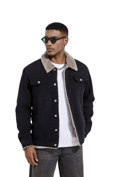 Avora Lyon | Veste en jean doublée en polaire
