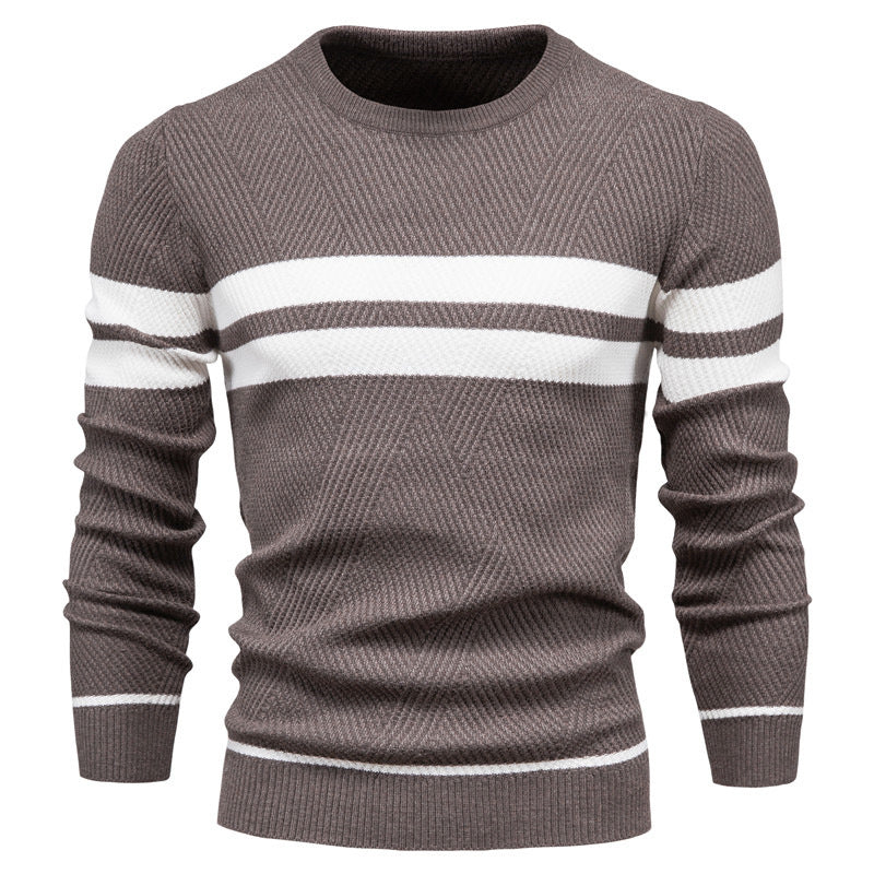 Avora Lyon | Pull rayé décontracté pour hommes