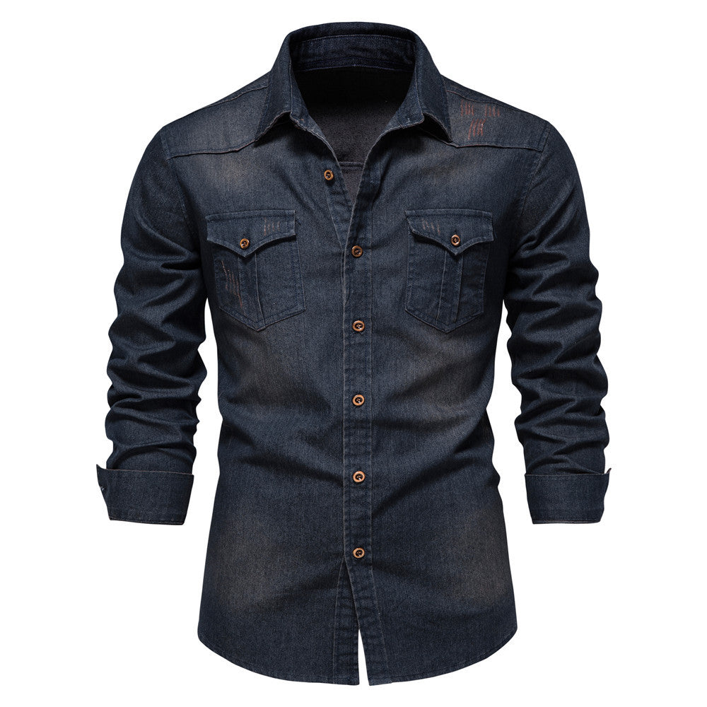 Avora Lyon | Chemisier en jean pour homme