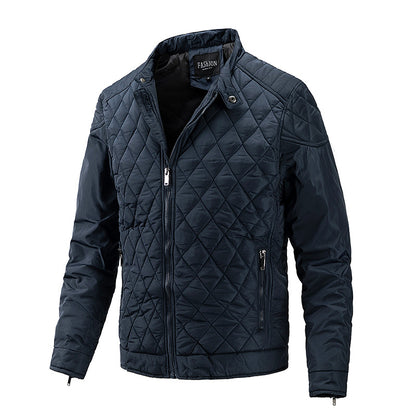 Avora Lyon | Veste décontractée de mi-saison à motif losanges