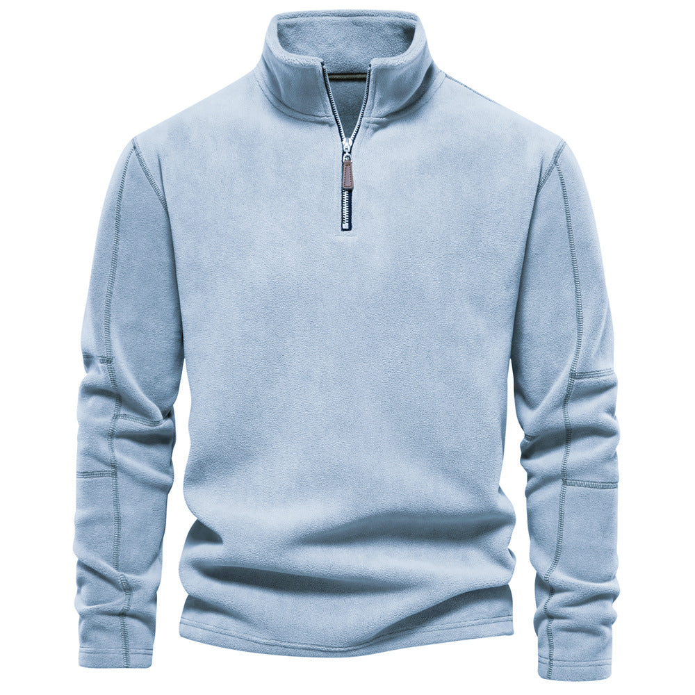 Avora Lyon | Sweat-shirt homme à col montant et demi-zip