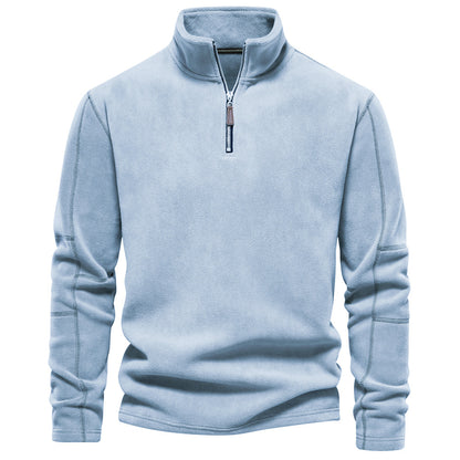 Avora Lyon | Sweat-shirt homme à col montant et demi-zip