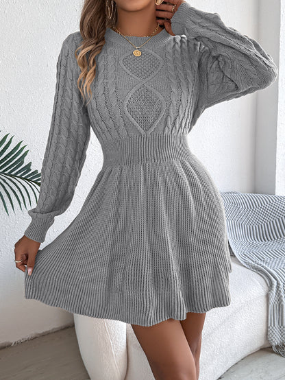 Avora Lyon | robe pull en maille torsadée