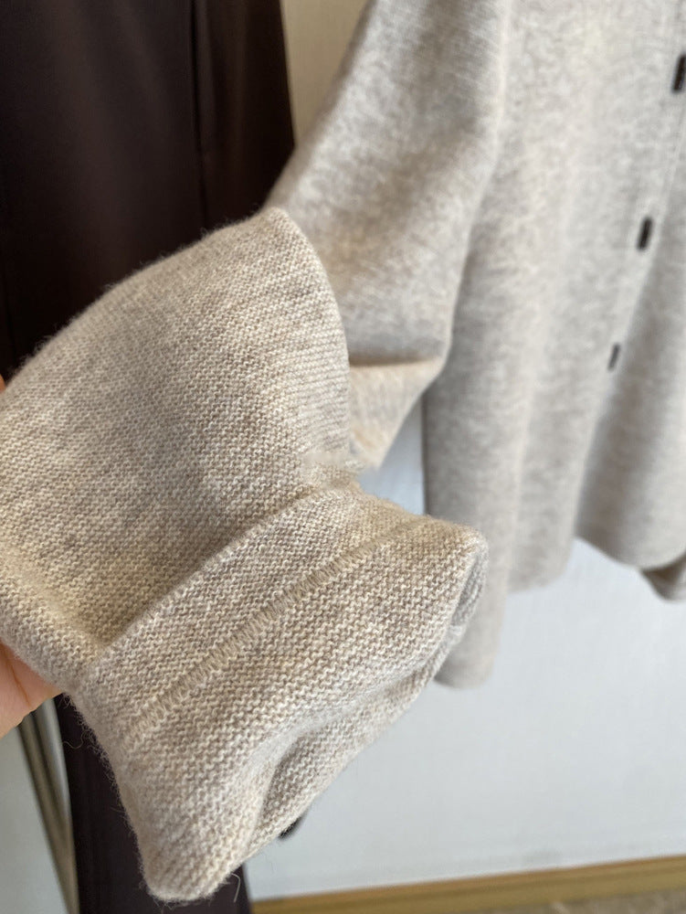 Avora Lyon | Cardigan en laine tricotée de qualité supérieure