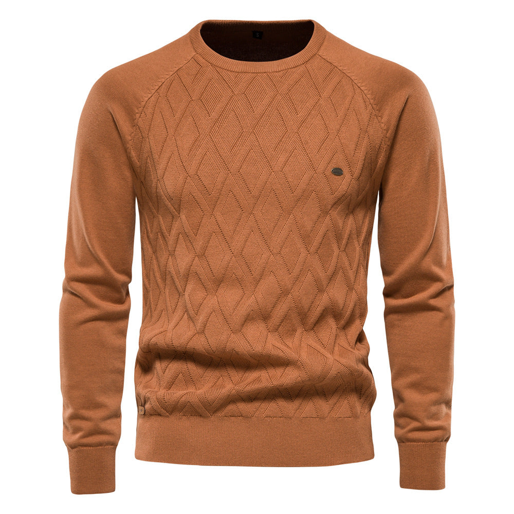 Avora Lyon | Pull homme à motif losanges