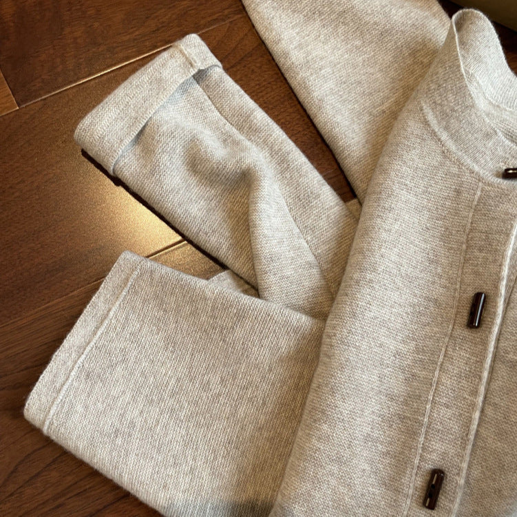 Avora Lyon | Cardigan en laine tricotée de qualité supérieure