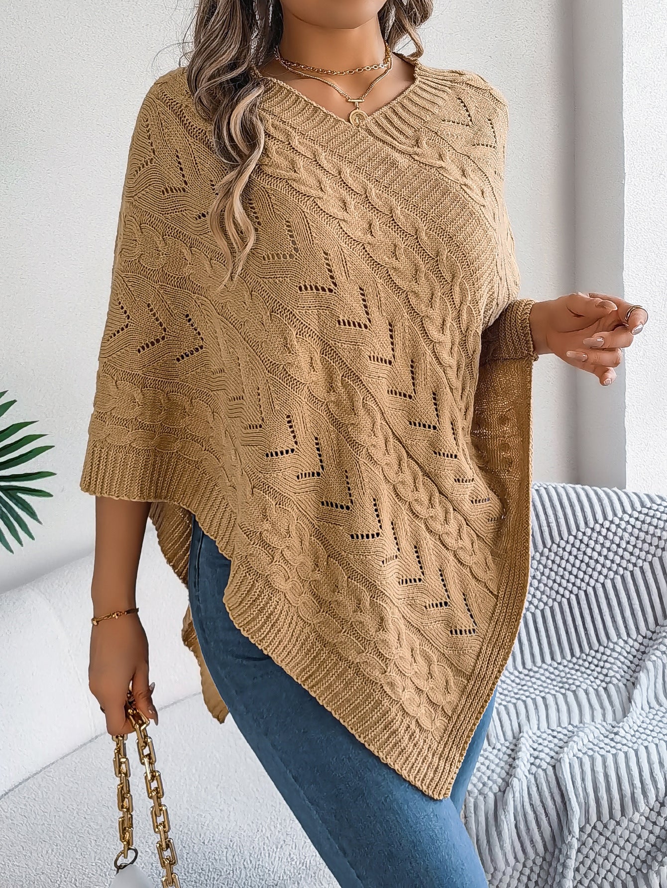 Avora Lyon | Manteau en tricot torsadé
